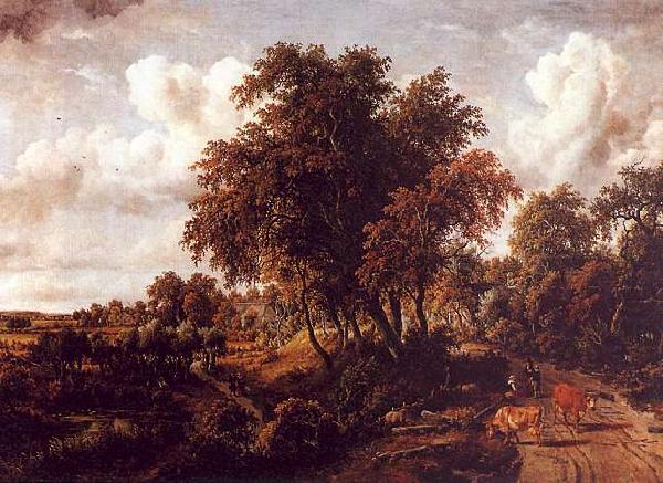 Road on a Dyke, Meindert Hobbema